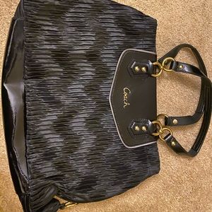 Black Coach shoulder bag